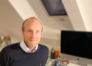 Portræt af professor Christoph Beier, Odense Universitetshospital