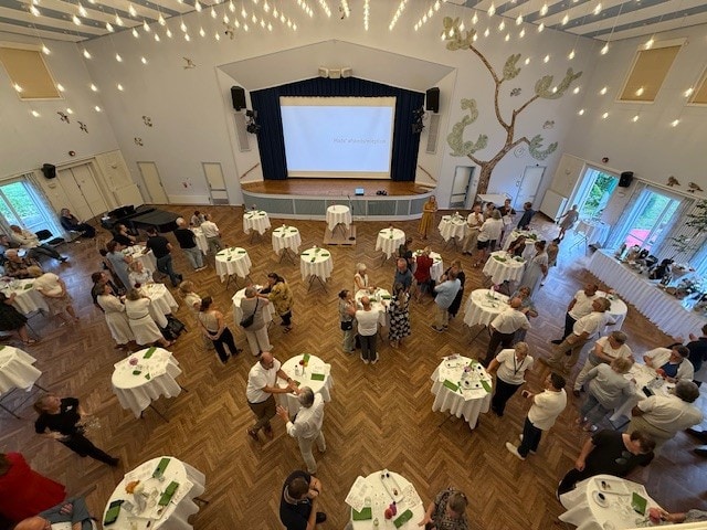 Festsalen ved Mads Ravnborgs afskedsreception