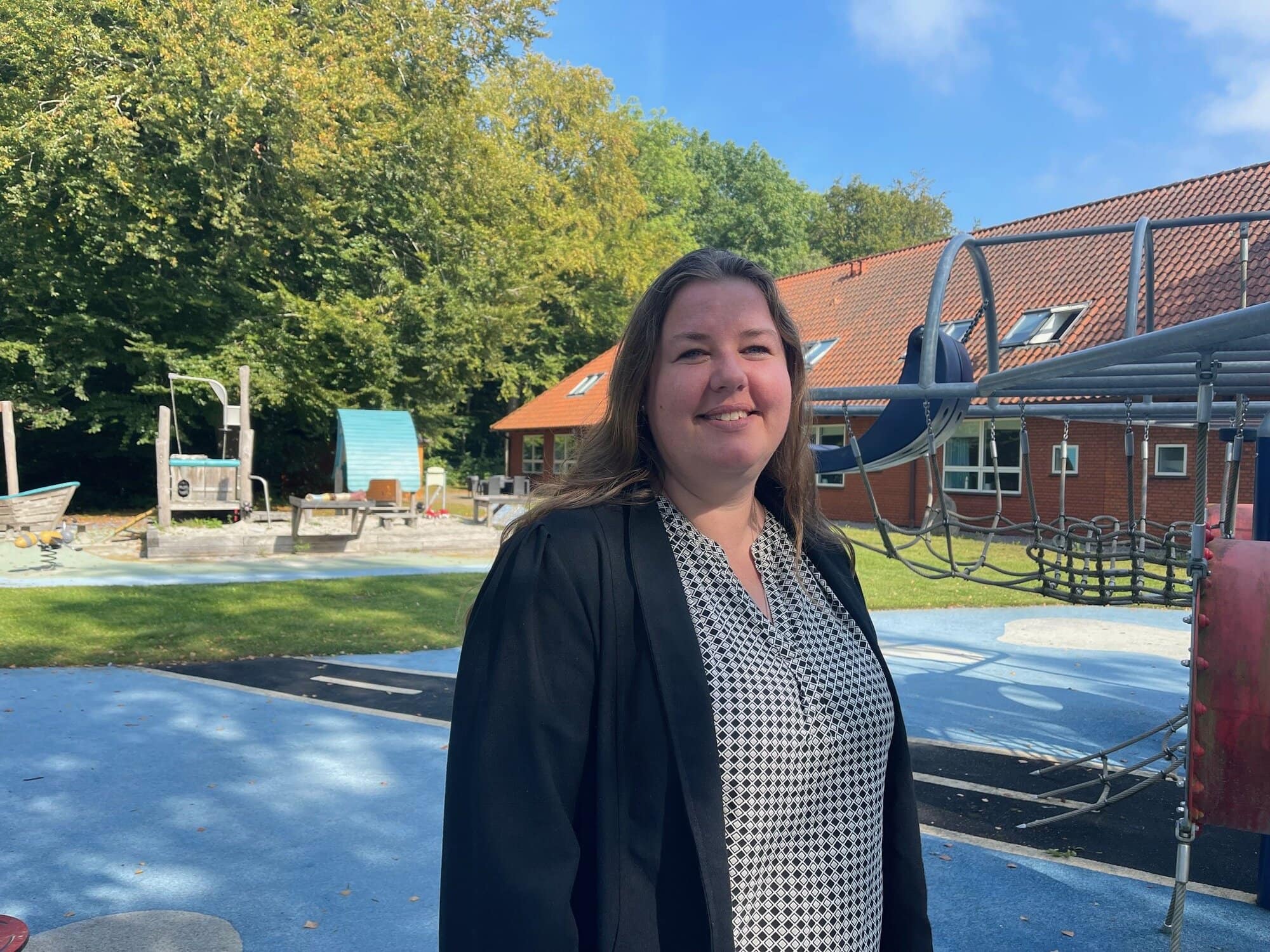 Foto af skoleleder Stine Skov Clarke, Børneskolen på Filadelfia