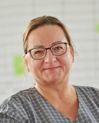 Portræt af Tina Kolt Nielsen, køkkenchef, Filadelfia