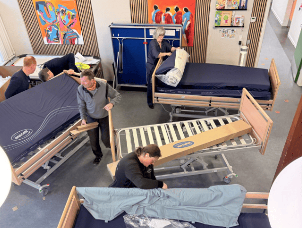 Nye senge gøres klar til Epilepsihospitalet Filadelfia 2026