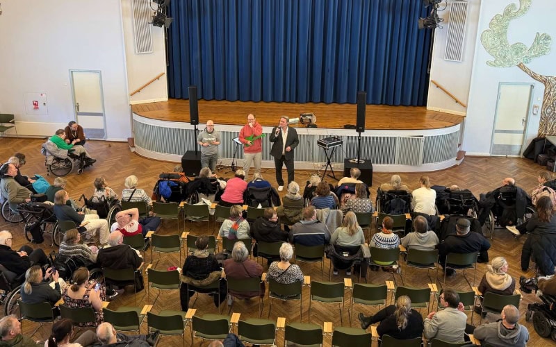 Festsalen var rammen om koncerten med Johnny Hansen, 2026